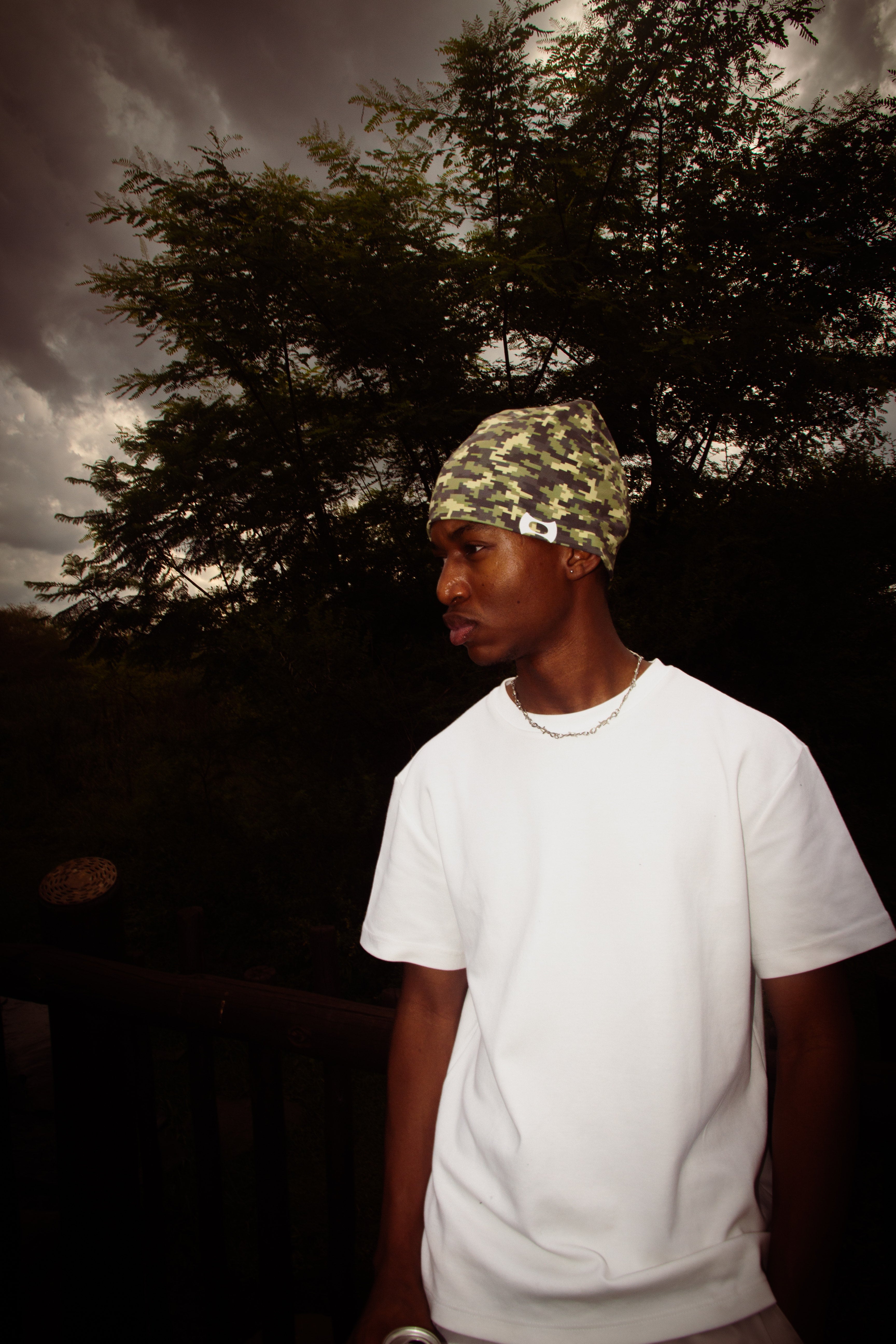 Reverse skullcap backcamo